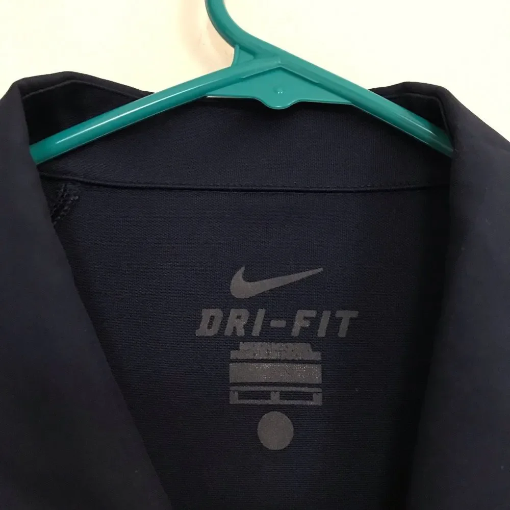 Nike UNC Navy Blue Carolina Tarheels NCAA Sz M Mens Polo Shirt